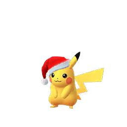 Pikachu (christmas hat)