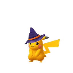 Shiny Pikachu (witch hat)