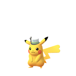 Shiny Pikachu (Meloetta hat) 