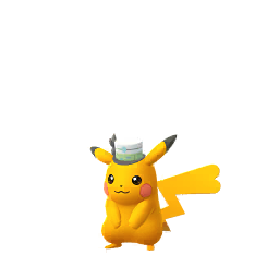 Shiny Pikachu (Meloetta hat)