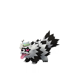 Galarian Zigzagoon (Meloetta hat)