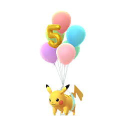 Shiny Pikachu (5-year anniversary)