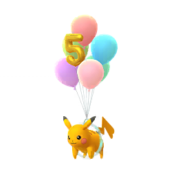 Shiny Pikachu (5-year anniversary)