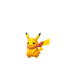 Shiny Pikachu (Shaymin scarf)