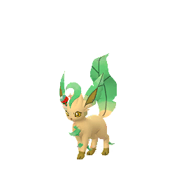 Shiny Leafeon (holiday hat)