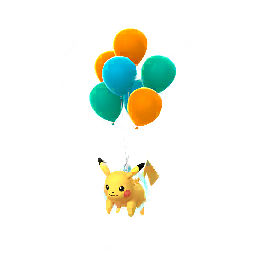 Pikachu (flying orange)