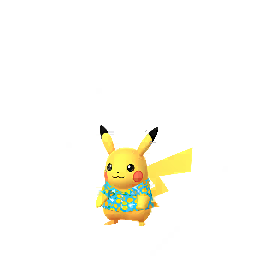 Shiny Pikachu (blue citrus shirt)